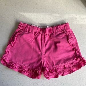 J. Crew Crewcuts Girls Ruffle Twill Shorts (kids size 10)